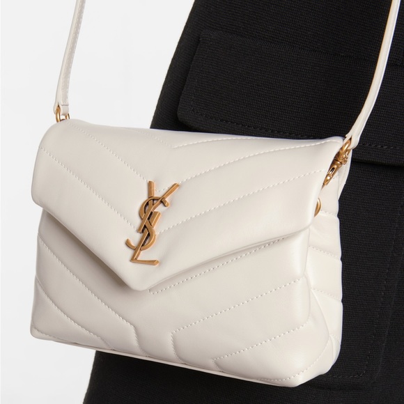 YSL LOULOU TOY STRAP BAG IN QUILTED "y"
LEATHER🤍 - Picture 2 of 11